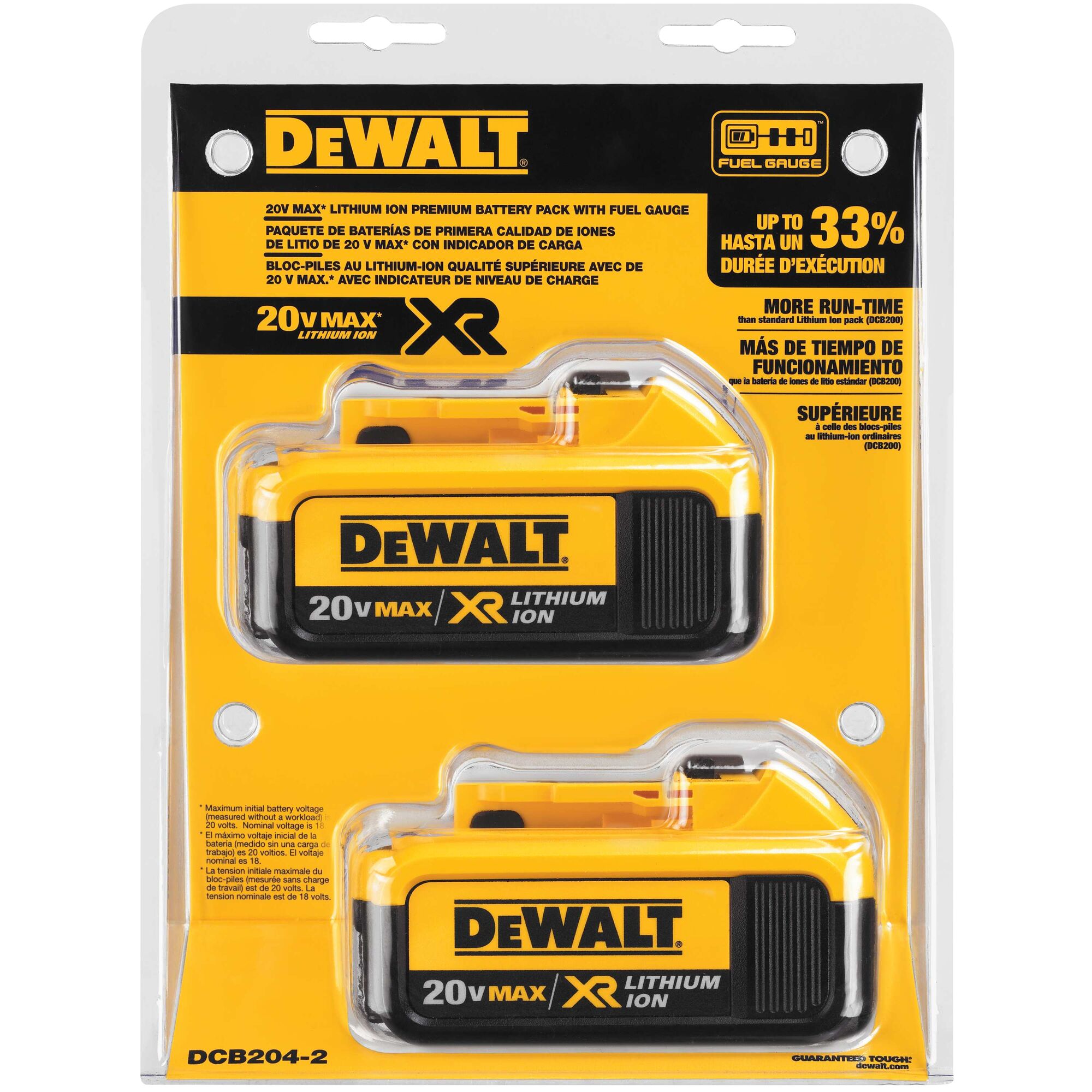 20V MAX 4AH Battery (2 PK) | DEWALT