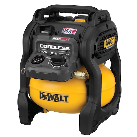 Profile of  FLEXVOLT® 2.5 GALLON CORDLESS AIR COMPRESSOR