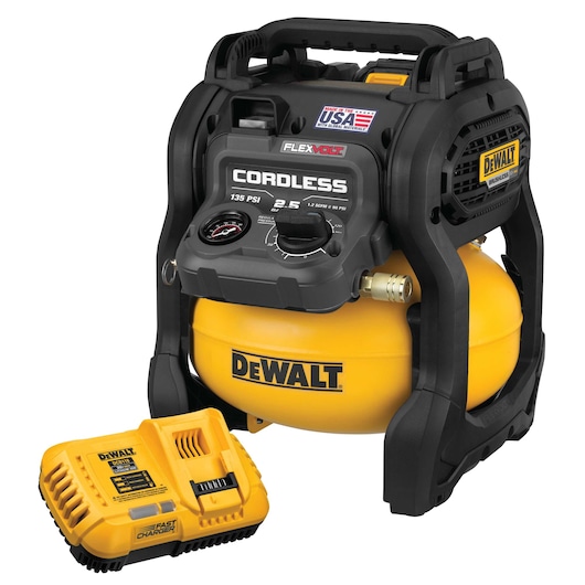 Profile of FLEXVOLT® 2.5 GALLON CORDLESS AIR COMPRESSOR KIT