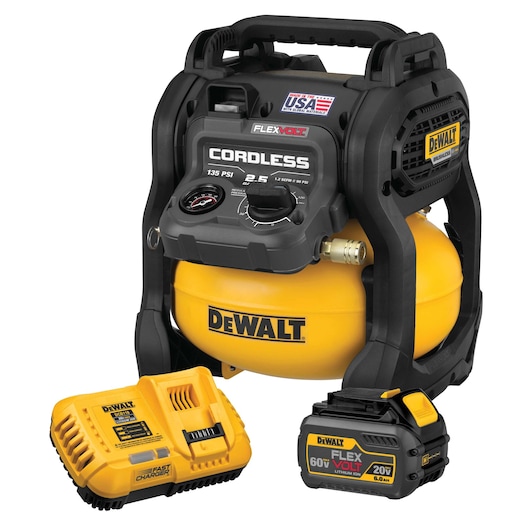 FLEXVOLT® 2.5 GALLON CORDLESS AIR COMPRESSOR KIT