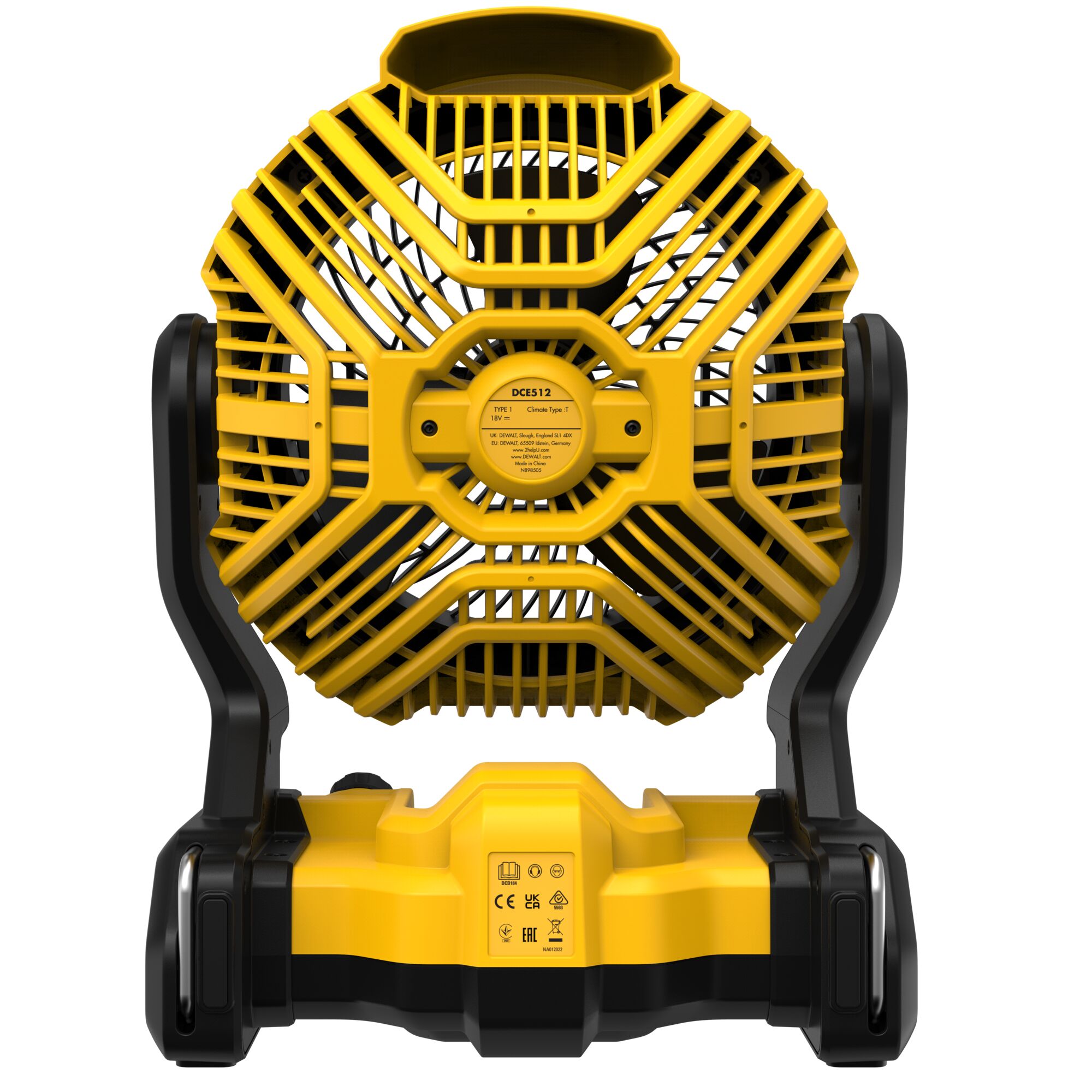 Dewalt cordless fan online with battery