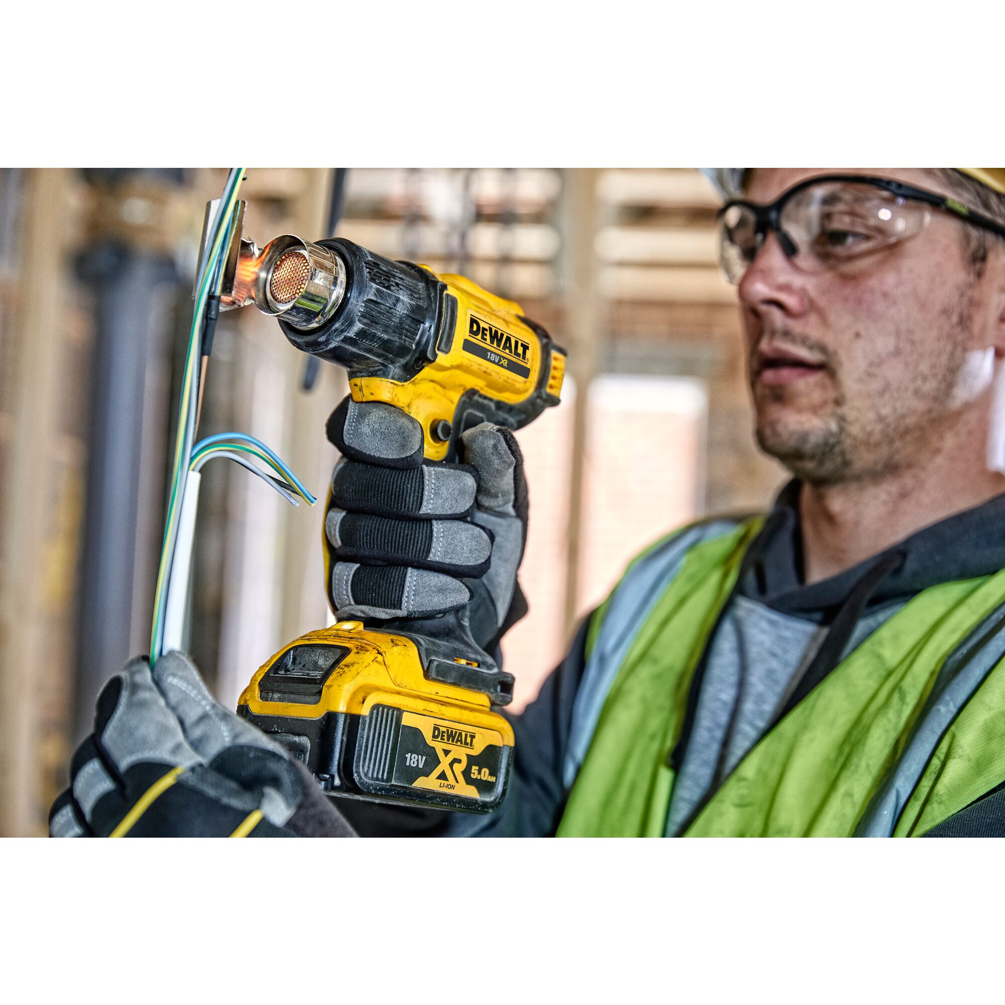 Battery operated 2025 heat gun dewalt