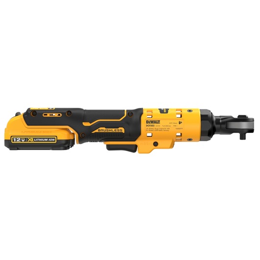 12V XR Brushless 3/8" Extended Open Head Ratchet - Bare Unit