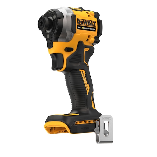 DEWALT tool for photography, model DCF850N, DCZ2050P2T-XE, DCZ401P3-XE, shown in yellow and black.