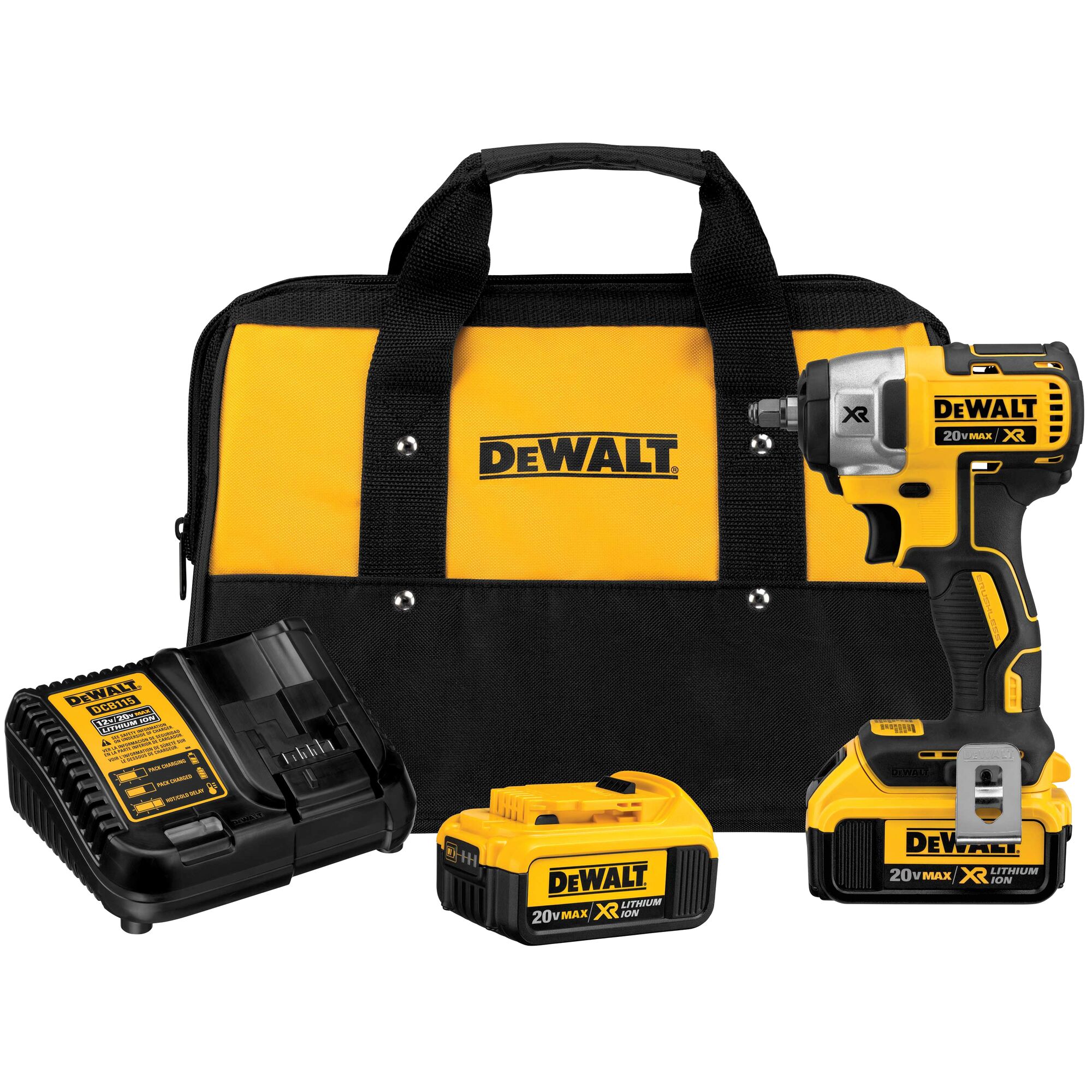 Dewalt dcf890b 20v max xr impact online wrench details