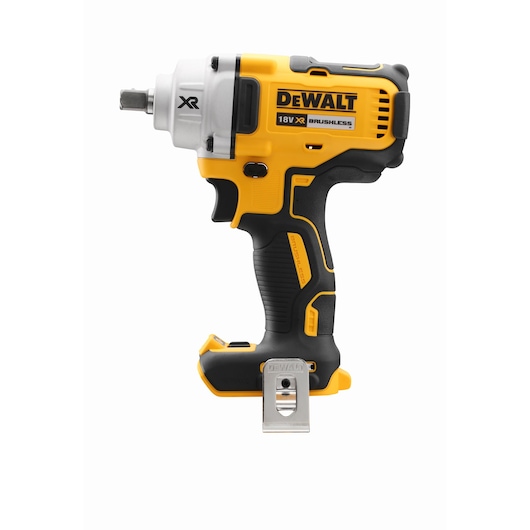 DEWALT DCF894N 18V XR cordless impact wrench with brushless motor in yellow and black.