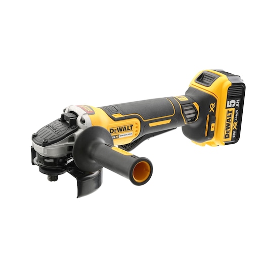 18V Brushless 125mm Angle Grinder with Paddle Switch (Bare)