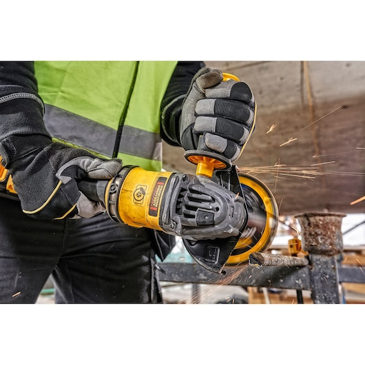 60V MAX FLEXVOLT 5-inch Angle Grinder with Trigger Switch (Bare)