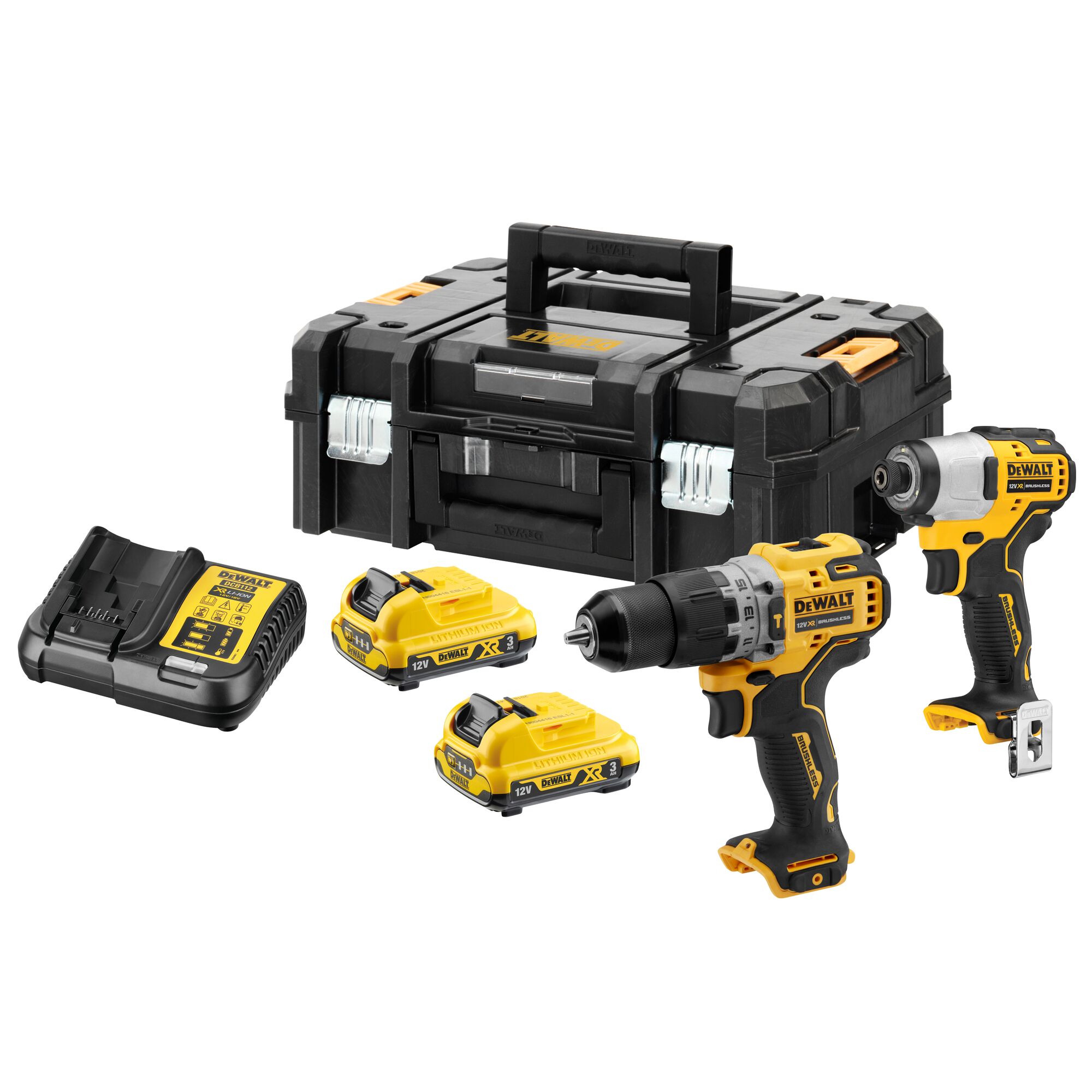 12V XR Brushless Twin Kit 2 X 3 Ah DEWALT