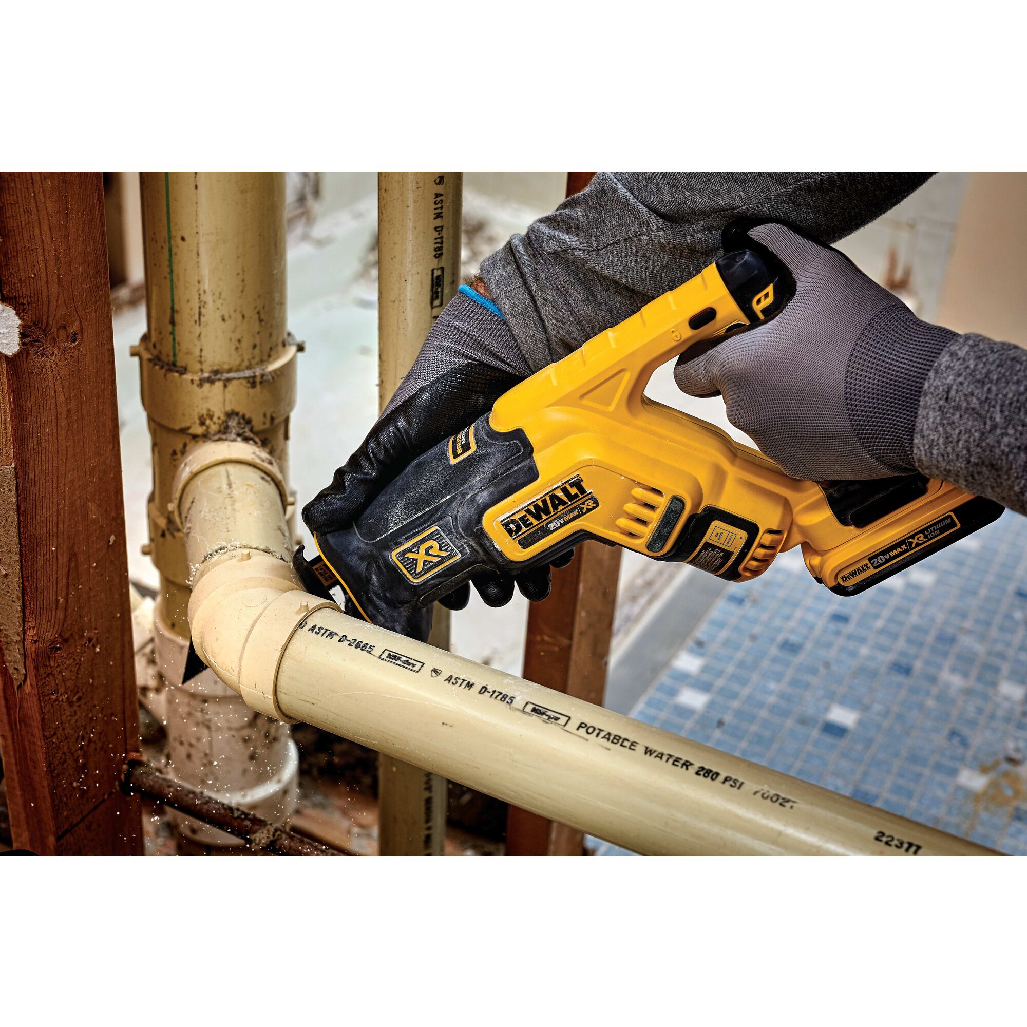 20V MAX Brushless Compact Reciprocating Saw Bare DEWALT