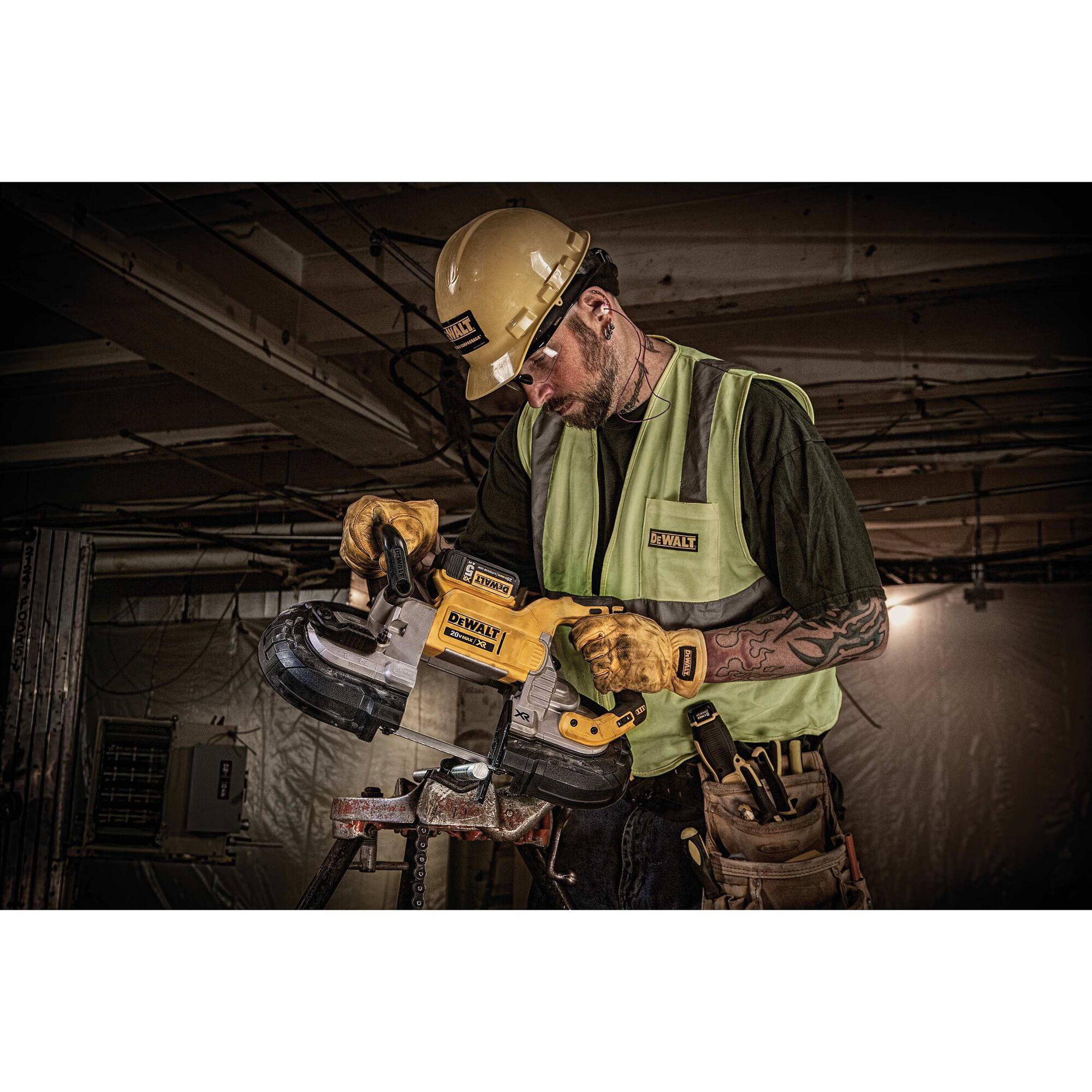 Dewalt cordless discount portable band saw