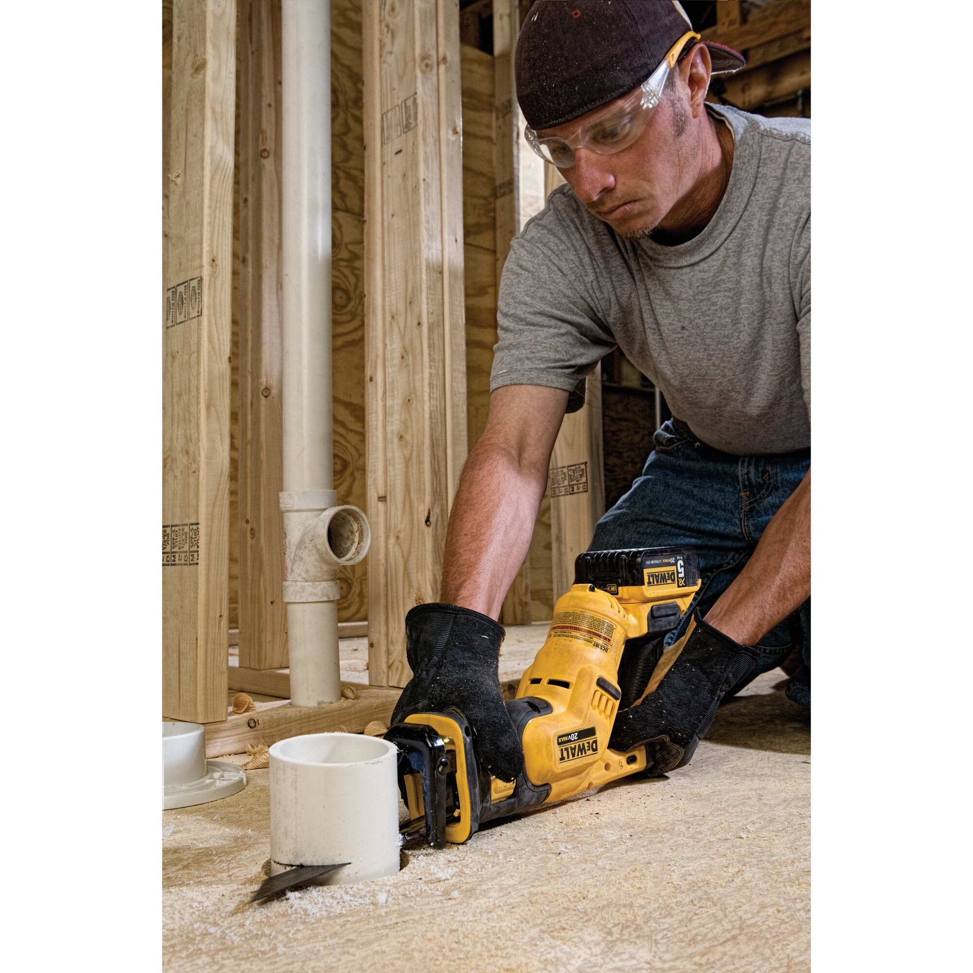 20v max compact reciprocating deals saw dcs387b dewalt