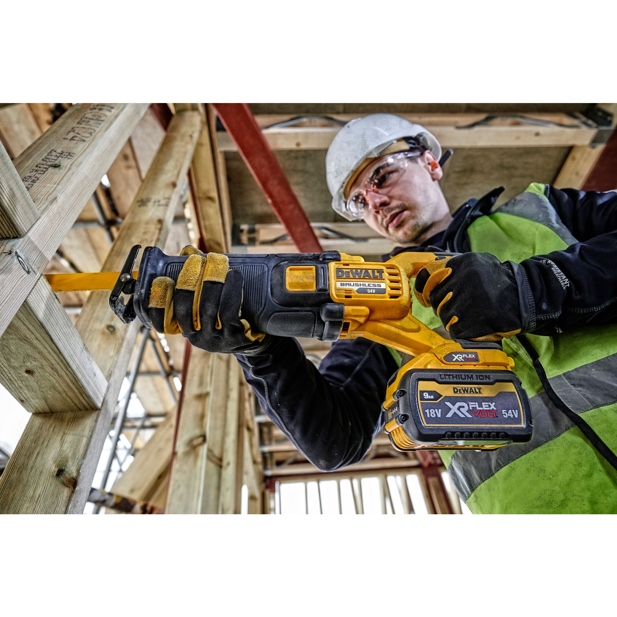 60V MAX FLEXVOLT Reciprocating Saw 9Ah Batteries DEWALT