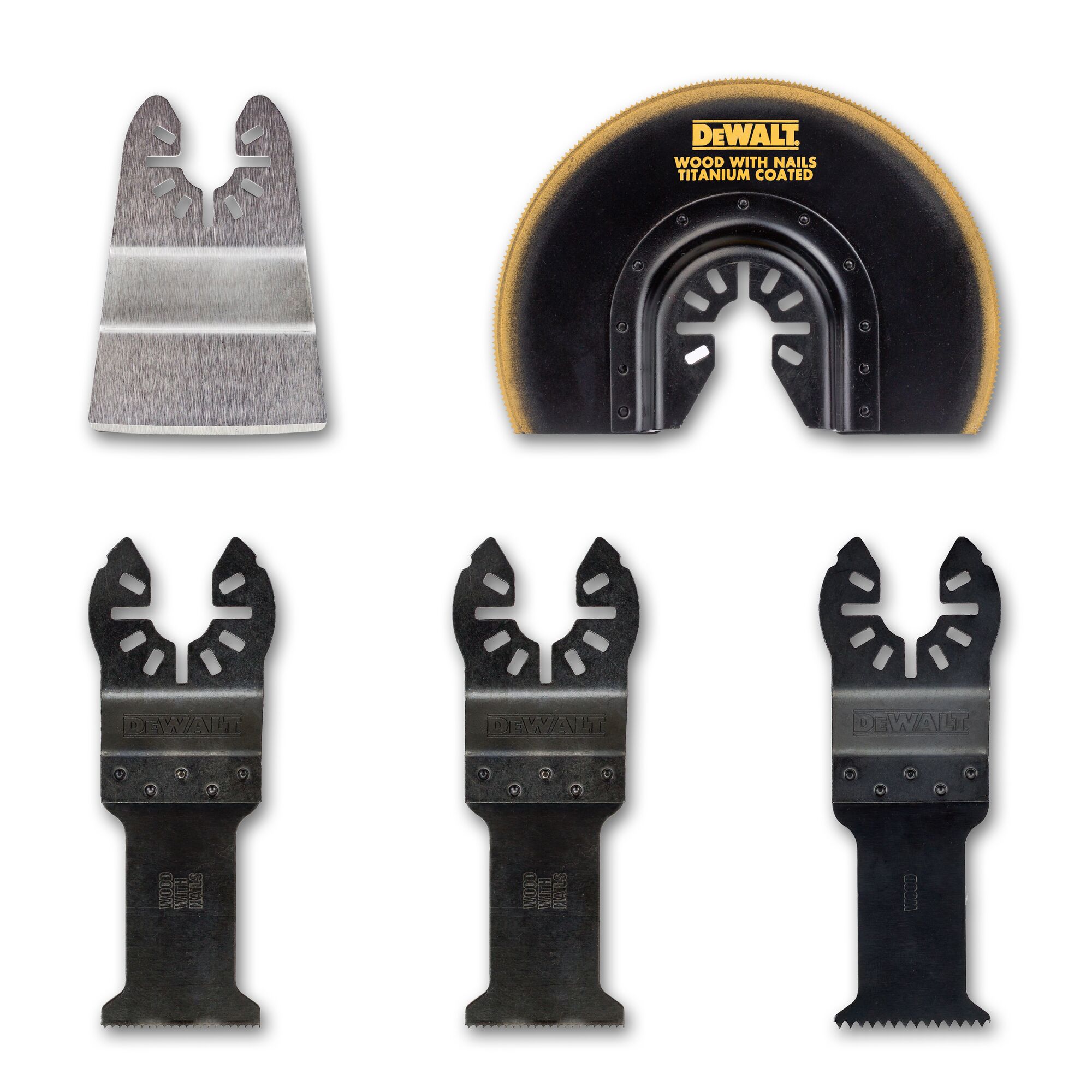 Multi Tool Oscillating Blade 5 Piece Set DEWALT