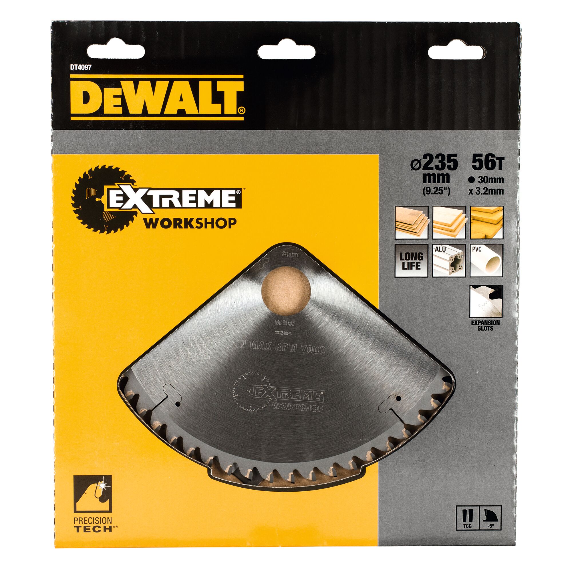 Circular Saw Blade 235 x 30mm 56T DEWALT