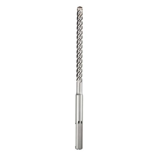 A single DEWALT metal drill bit with a spiral design and SDS shank, shown vertically on a white background.