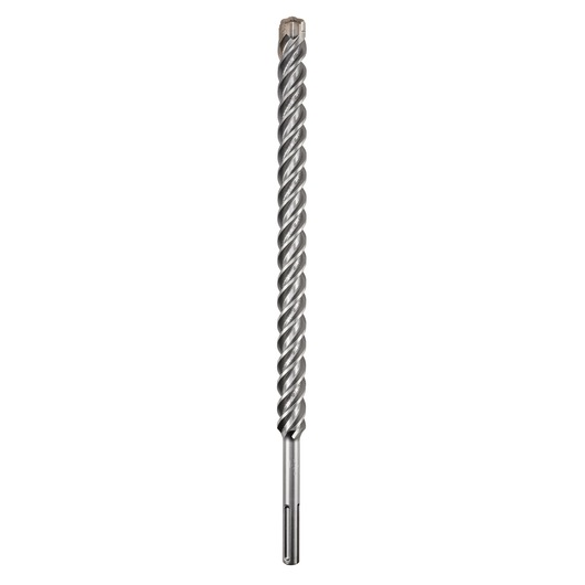 A single DEWALT branded SDS drill bit with a spiral fluted design, shown vertically on a white background.