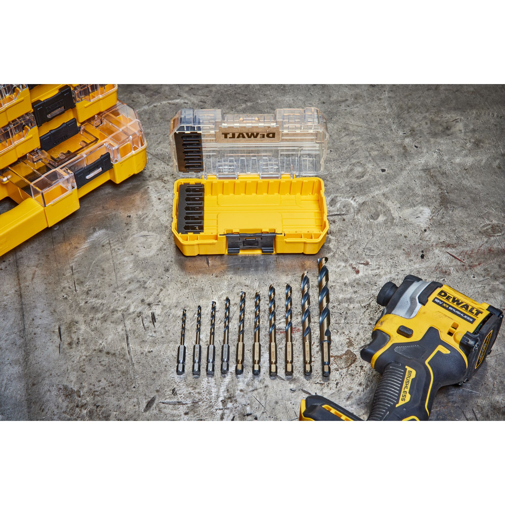 Dewalt 40 pc drill best sale bit set