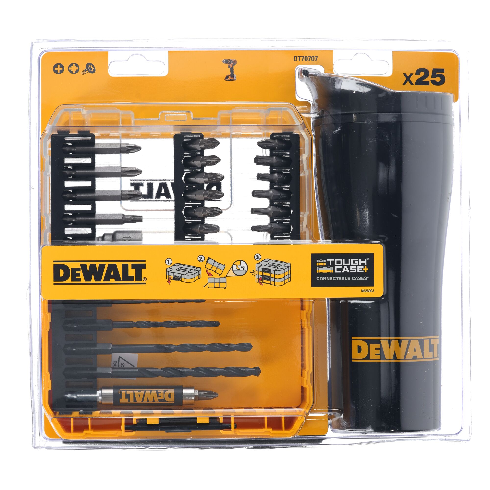 Drill/Drive Set & Drinking Mug (25 pc.) | DEWALT