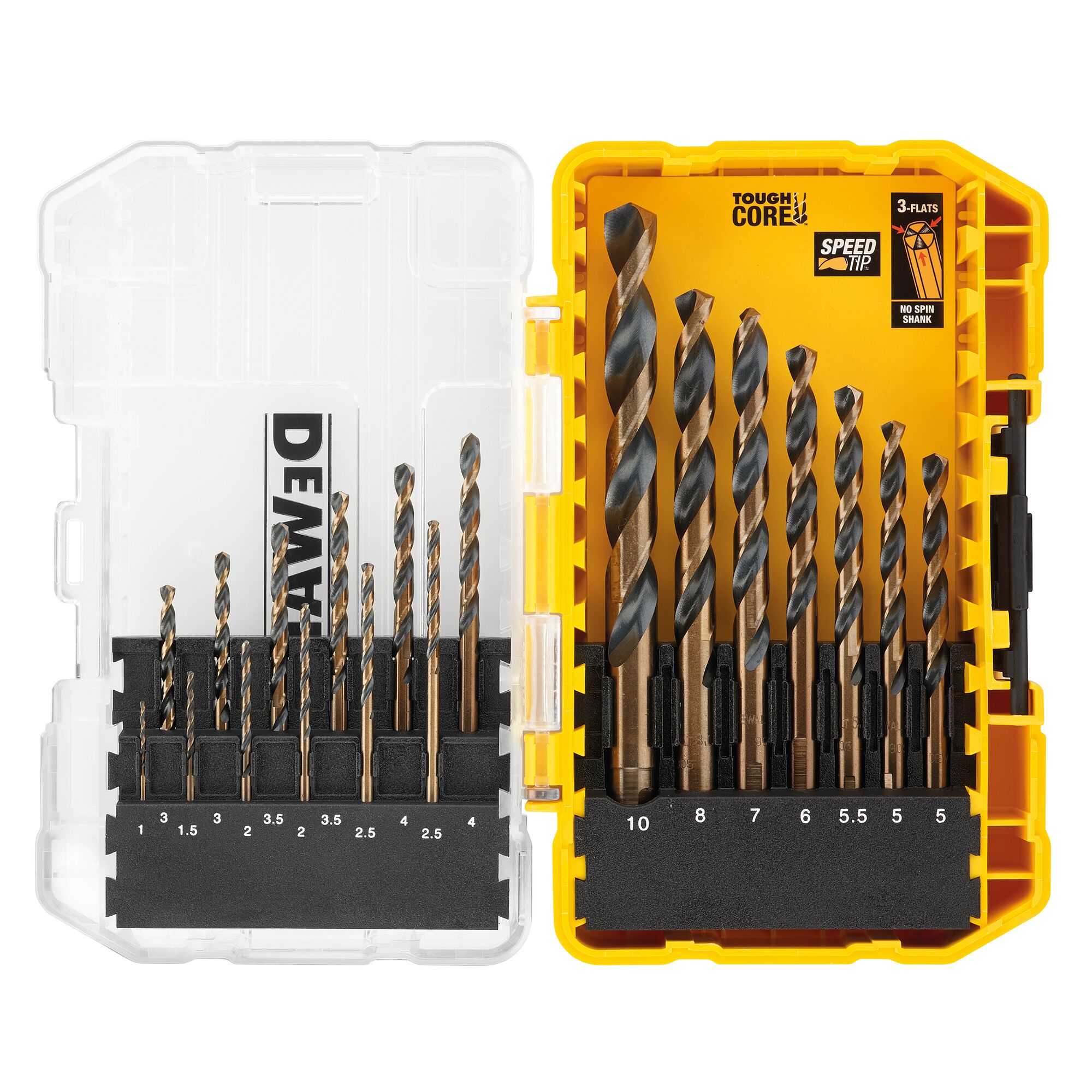 19pc Black&Gold Metal Drilling Set | DEWALT