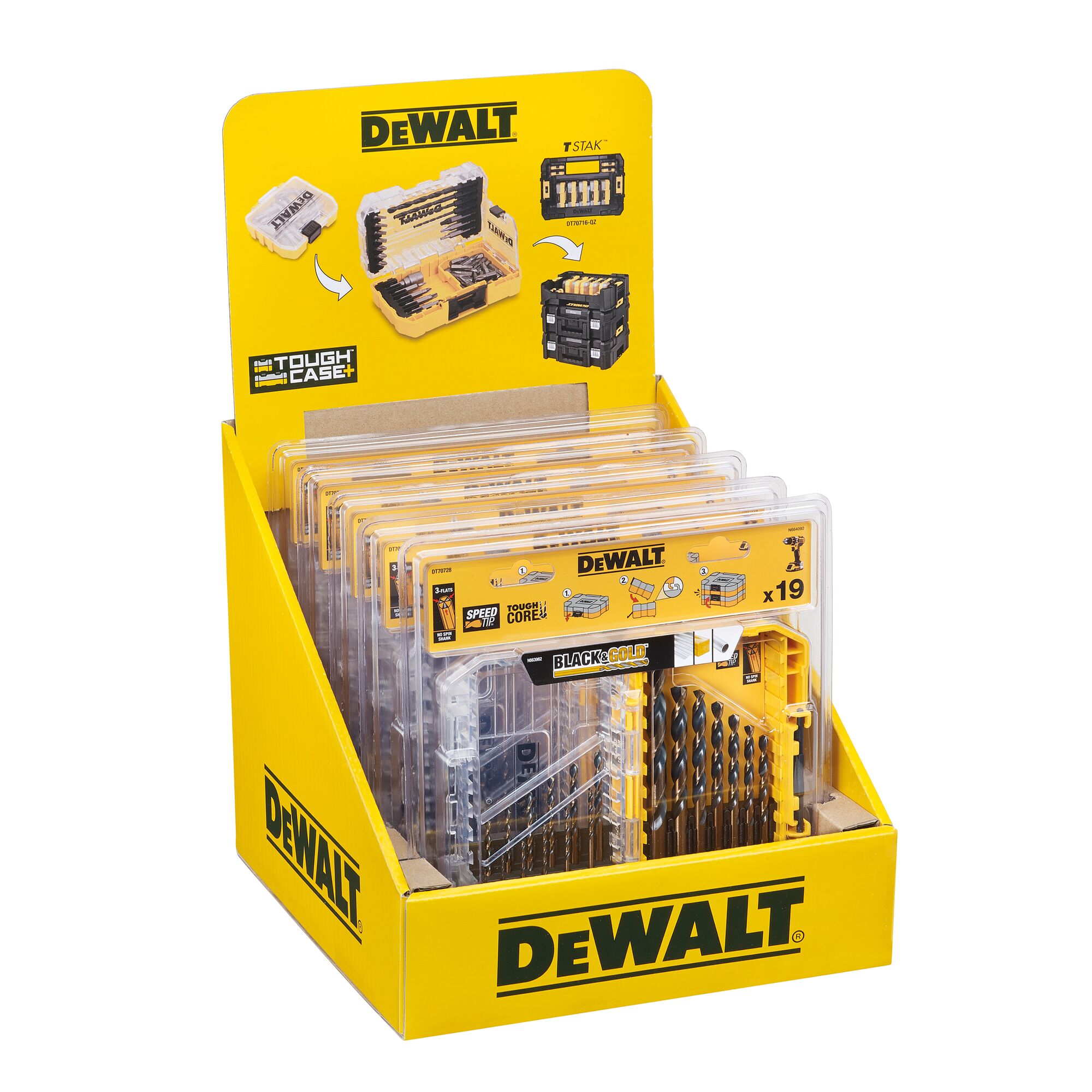 19pc Black&Gold Metal Drilling Set | DEWALT