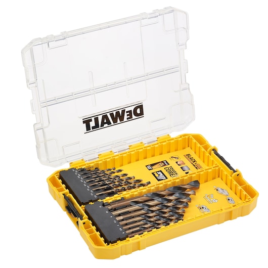 21pc Black&Gold Metal Drilling Set