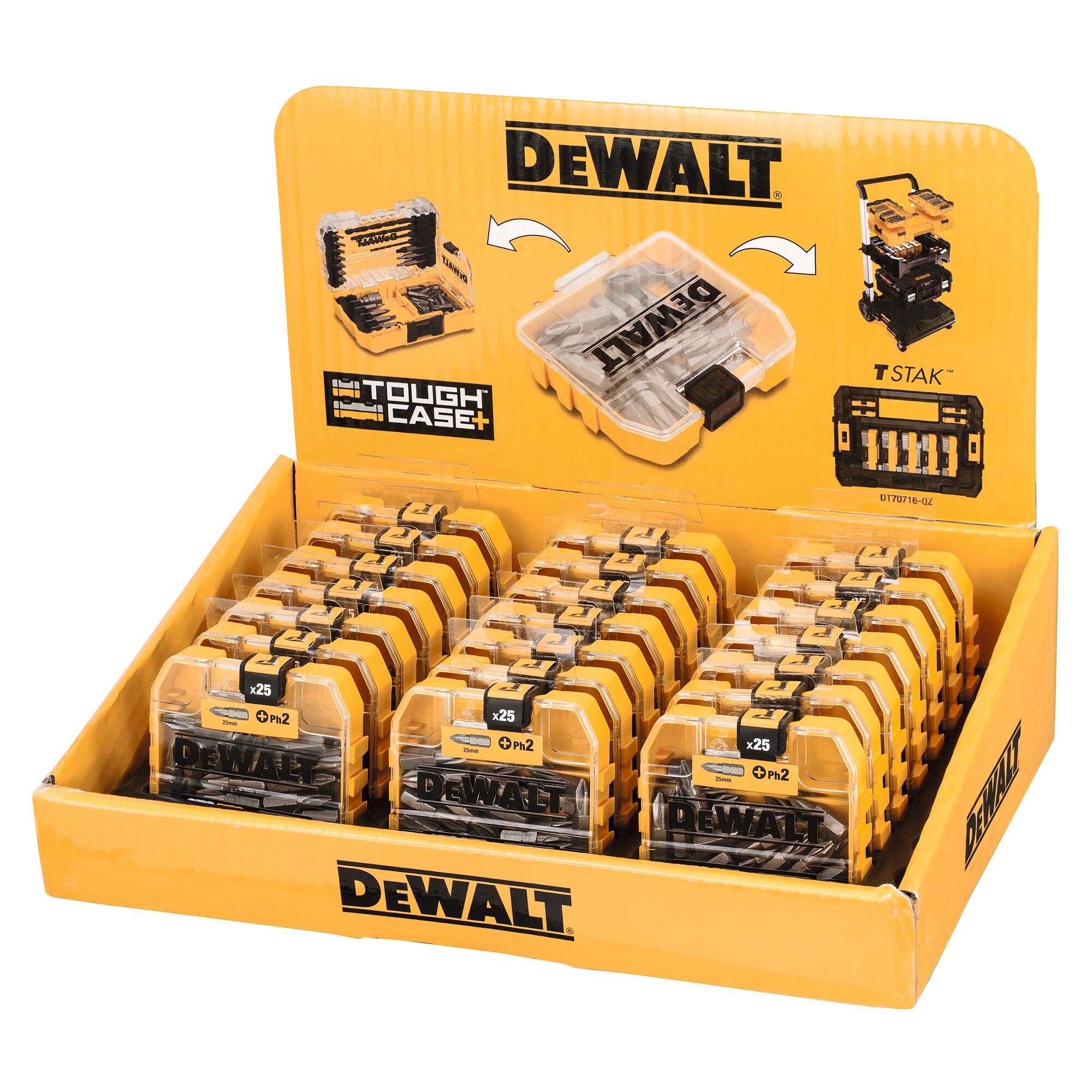 High Performance Small Bulk Storage Set 25 mm 25 pc DEWALT