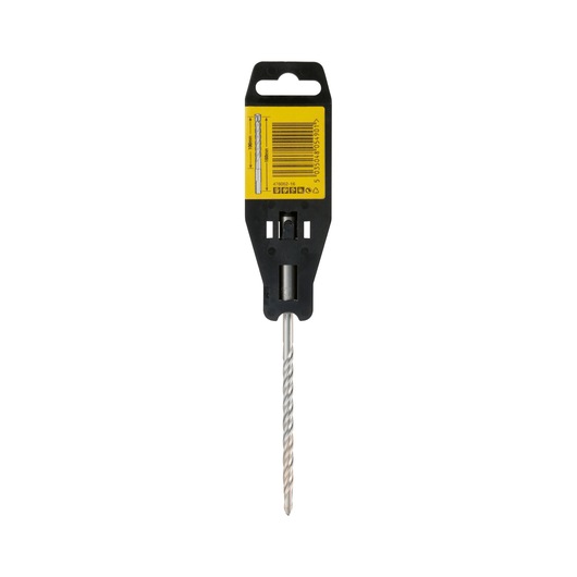 A DEWALT DT9515 drill bit with a spiral design, packaged in a black and yellow holder with a barcode and product information label.