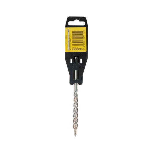 A DEWALT branded masonry drill bit (SKU: DT9540) in retail packaging with a black plastic holder and yellow label, featuring a spiral fluted design.