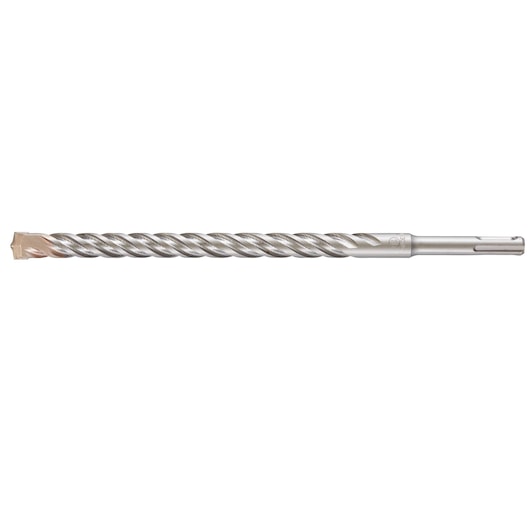 A close-up image of a DEWALT DT9568 masonry drill bit with a spiral fluted design and an SDS Plus shank.