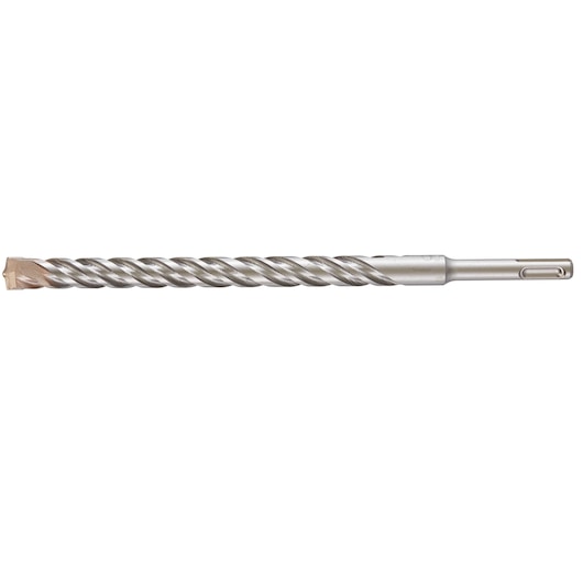 A DEWALT SDS-Plus masonry drill bit with a spiral flute design and carbide tip for drilling in concrete or stone. The model number is DT9575.