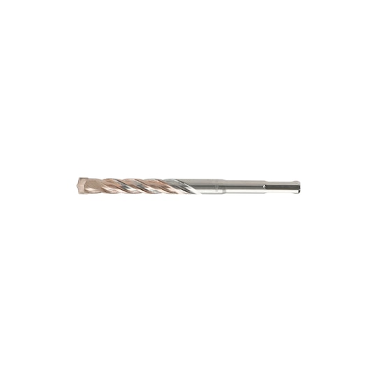 A single DEWALT SDS-Plus masonry drill bit with a spiral flute design, shown on a white background.