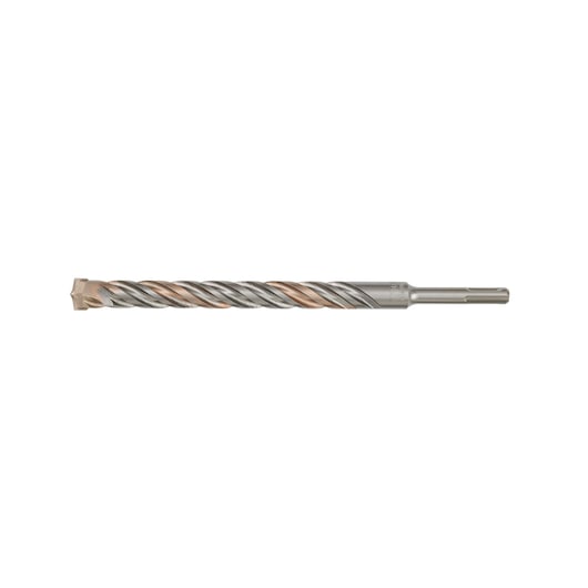 A DEWALT SDS drill bit with a spiral design, used for masonry and concrete drilling.