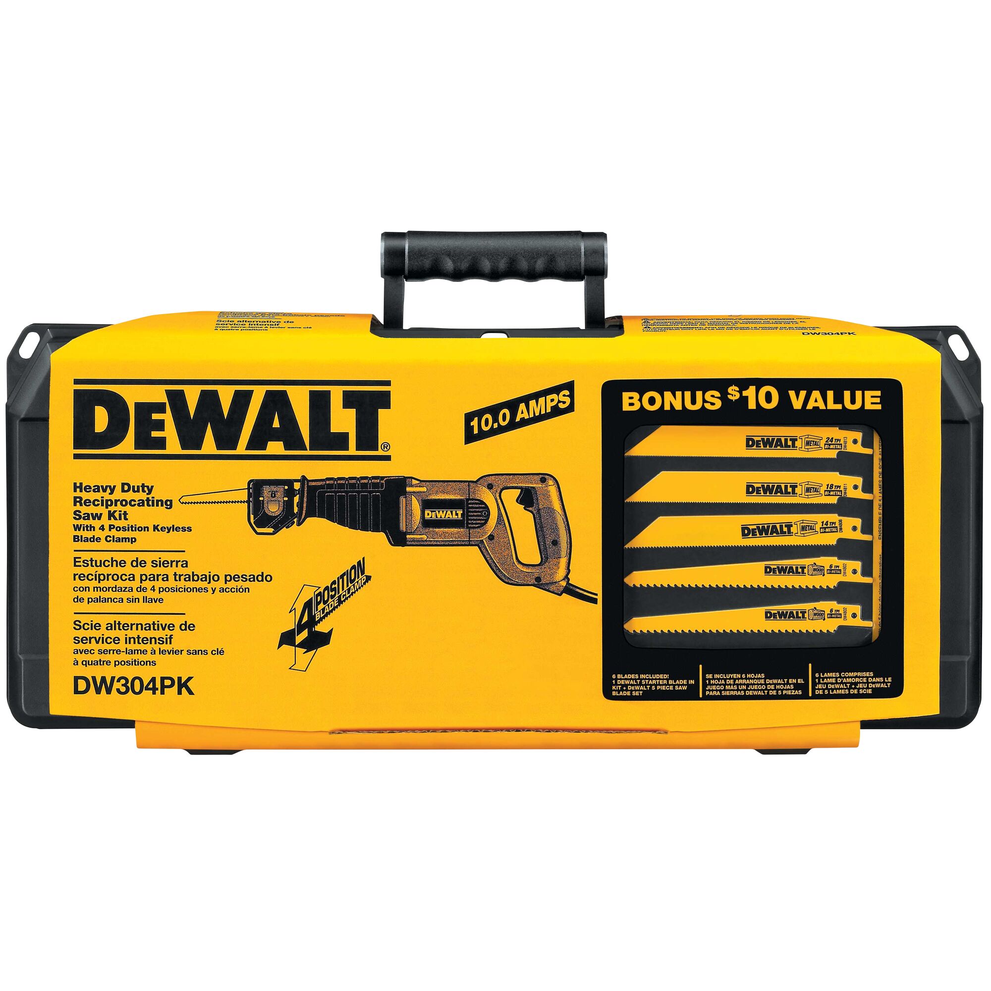 Dewalt heavy best sale duty reciprocating saw