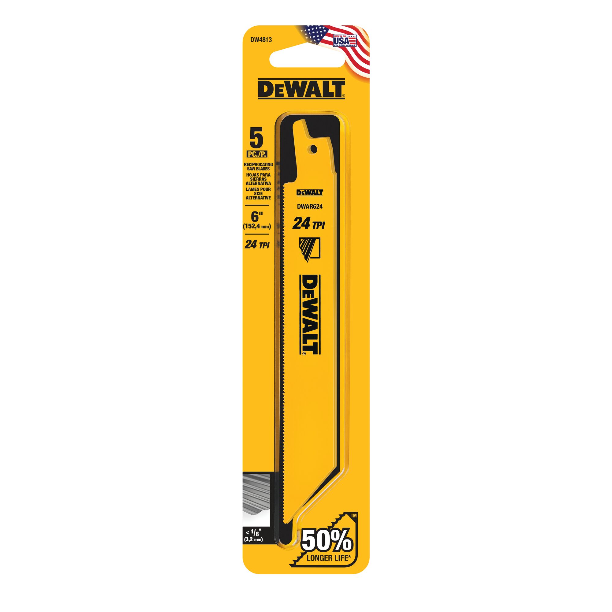 Dewalt reciprocating 2024 saw blade