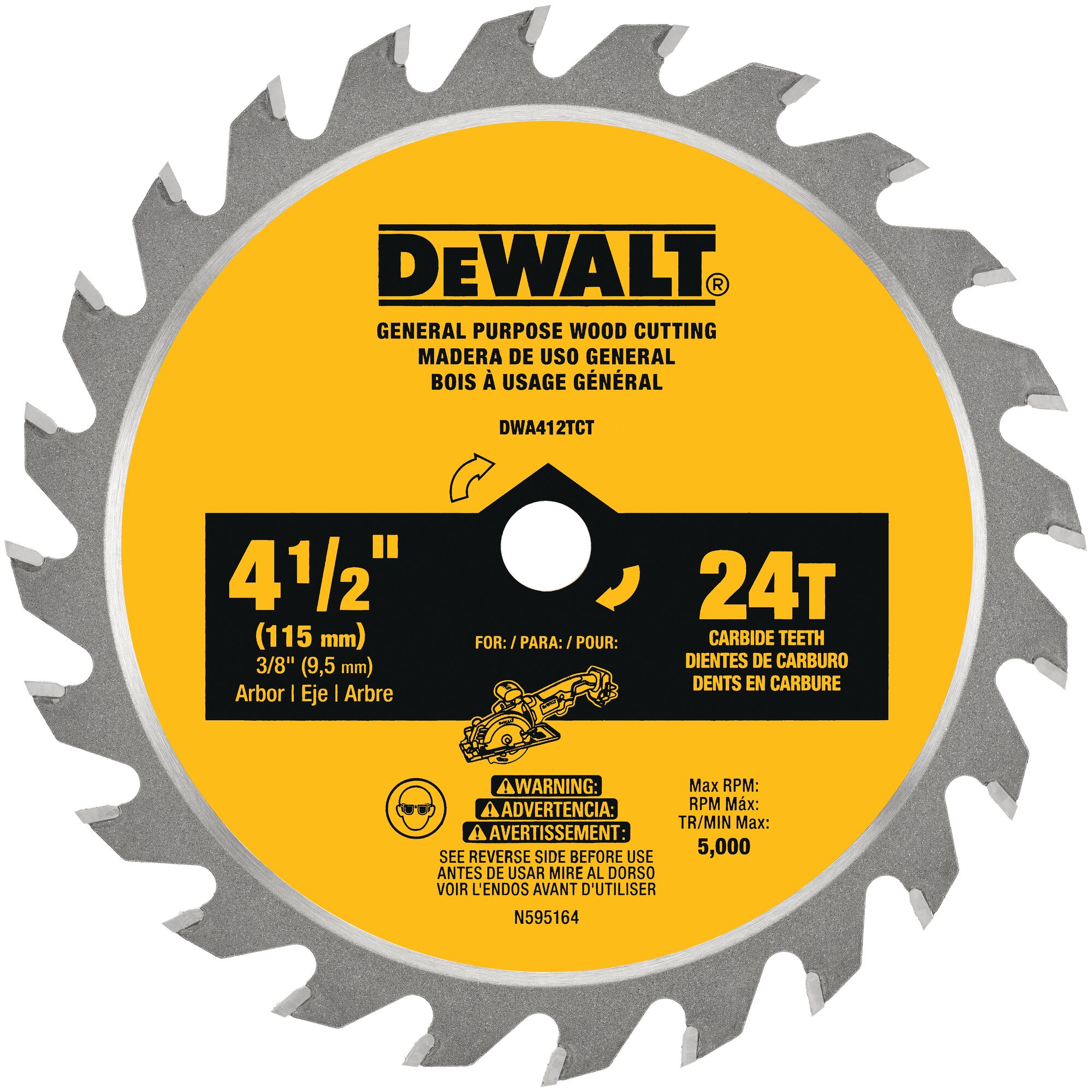 Dewalt dwa412tct 2024 circular saw blade