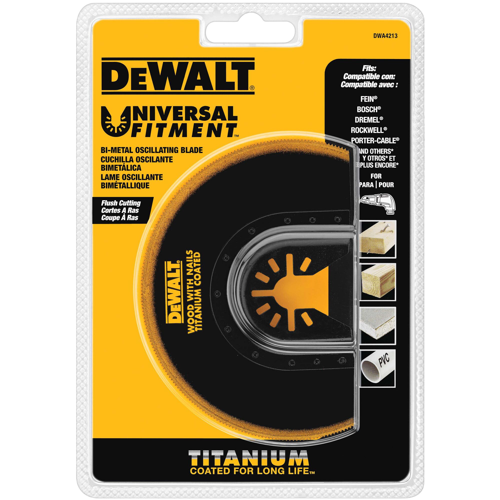 Dewalt flush 2024 cut blade