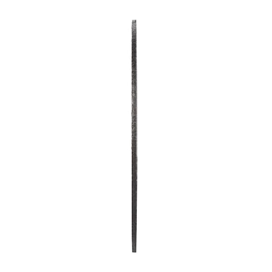 Side view of a thin, circular, dark abrasive cutting disc against a white background.