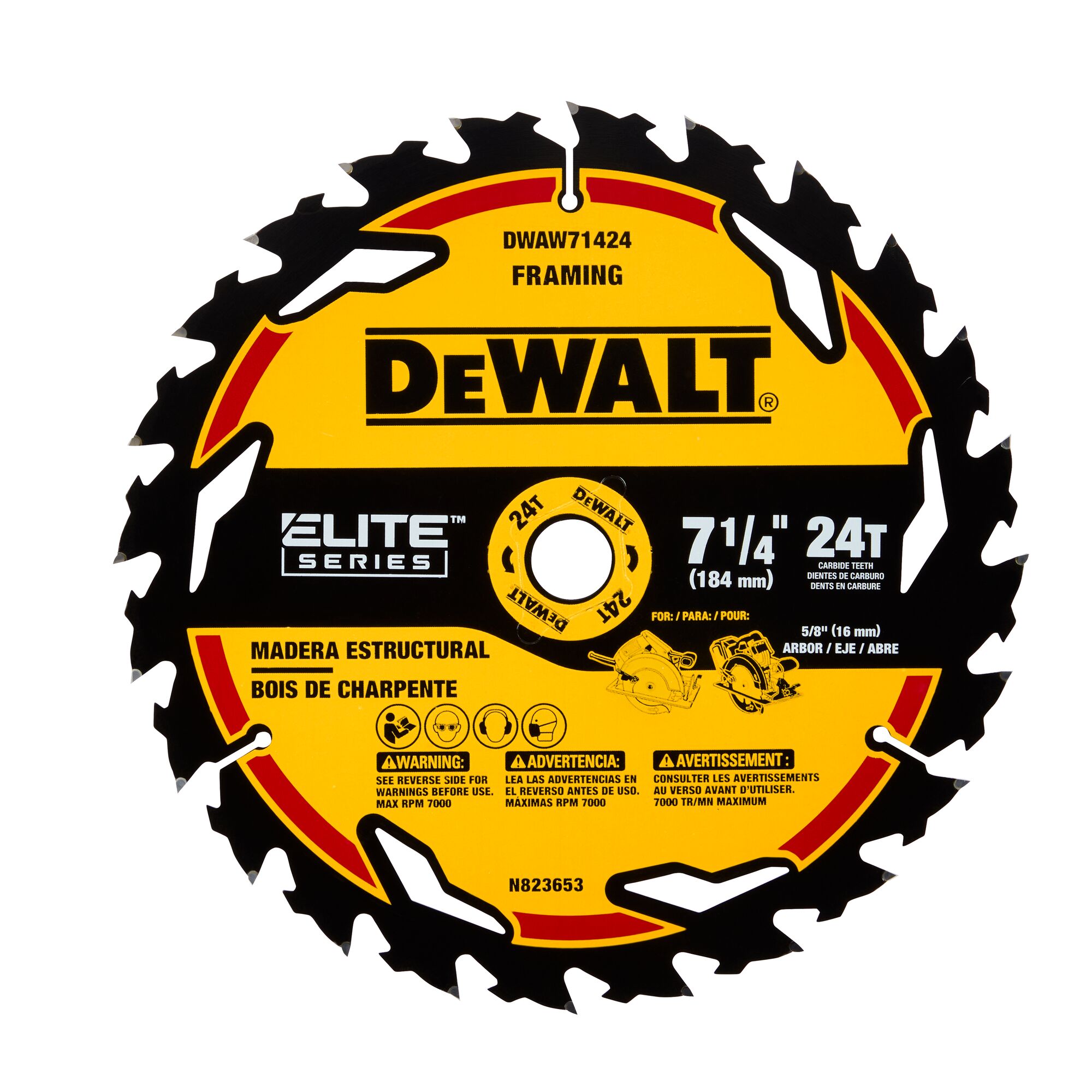 DEWALT ELITE SERIES Circular Saw Blades DEWALT