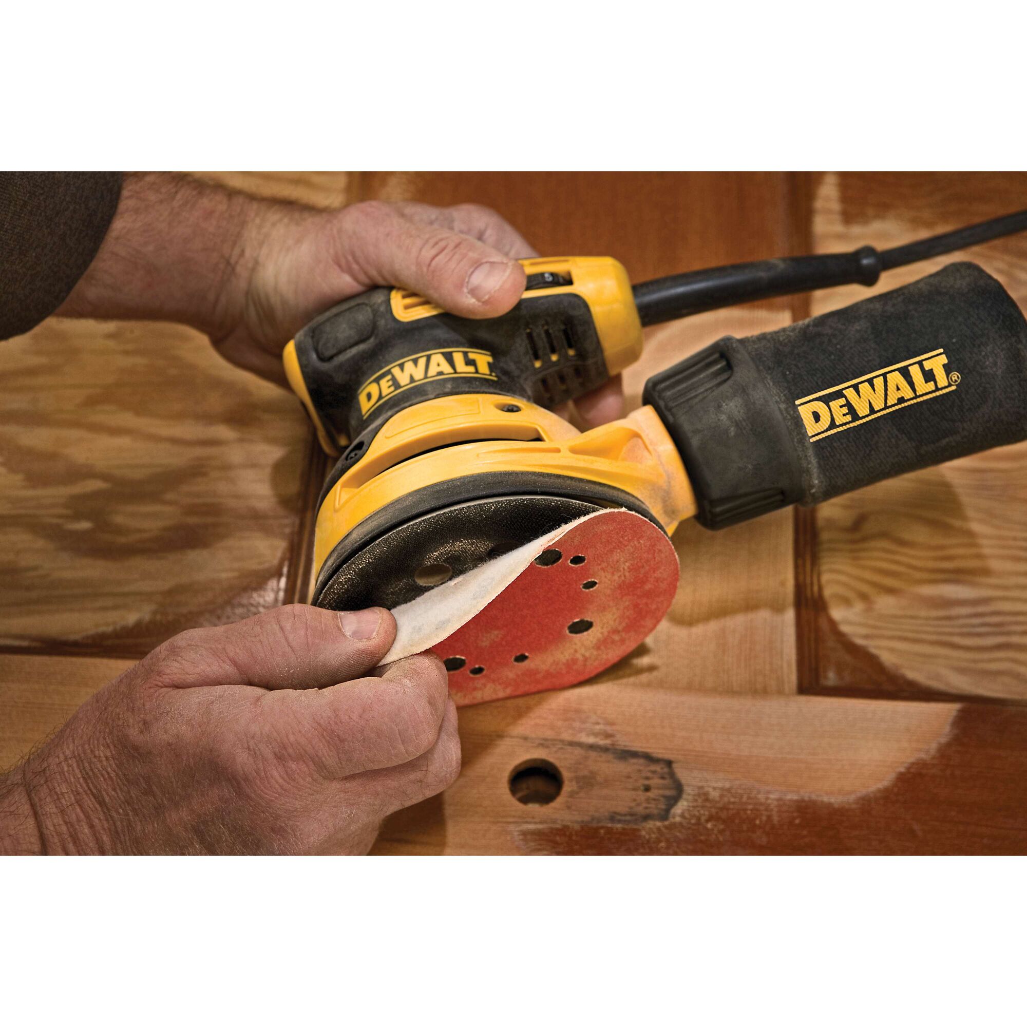 Dewalt palm grip discount sander