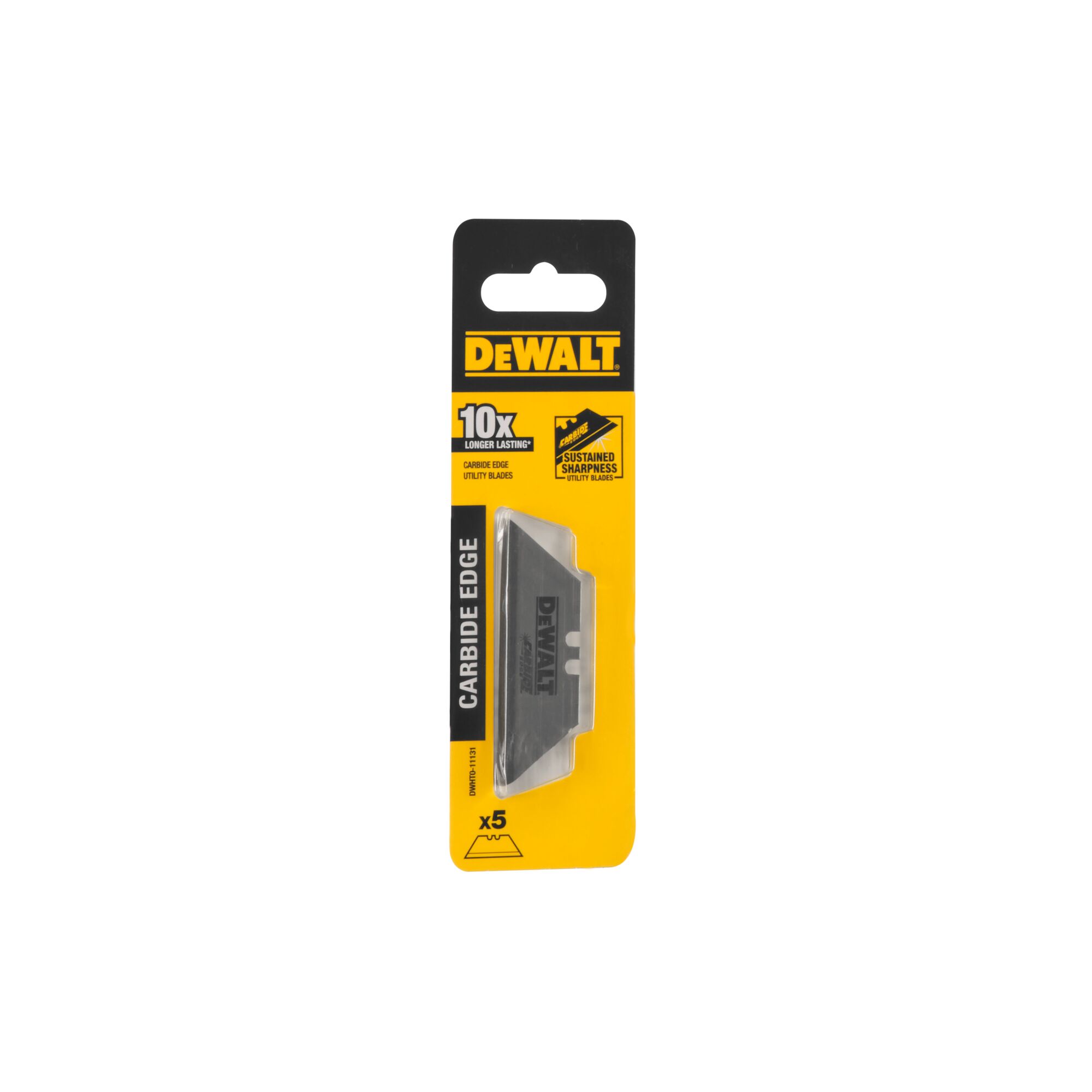 Carbide Utility Blades 5 Pack DEWALT