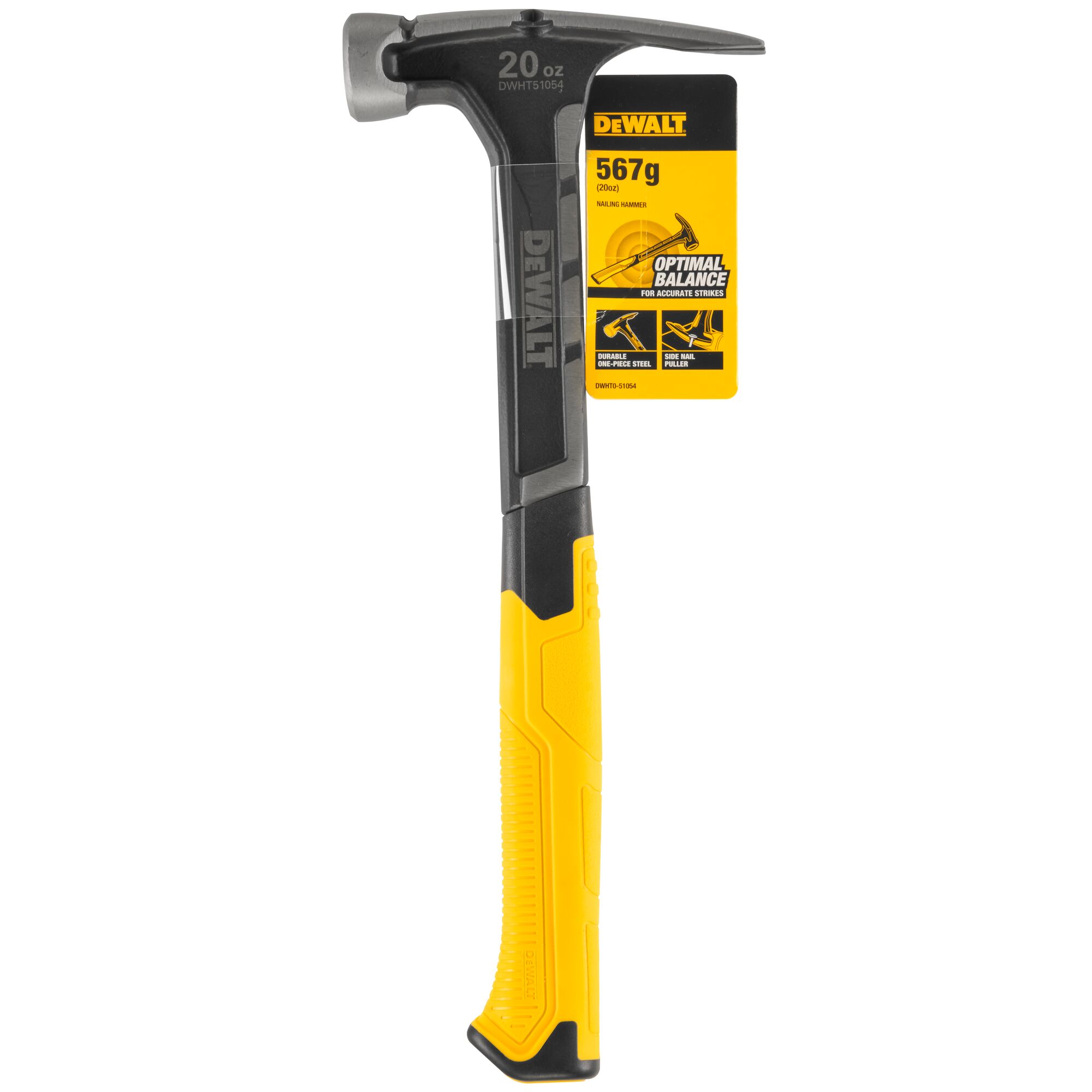 566g. | 20 oz. 1PC Steel Hammer | DEWALT