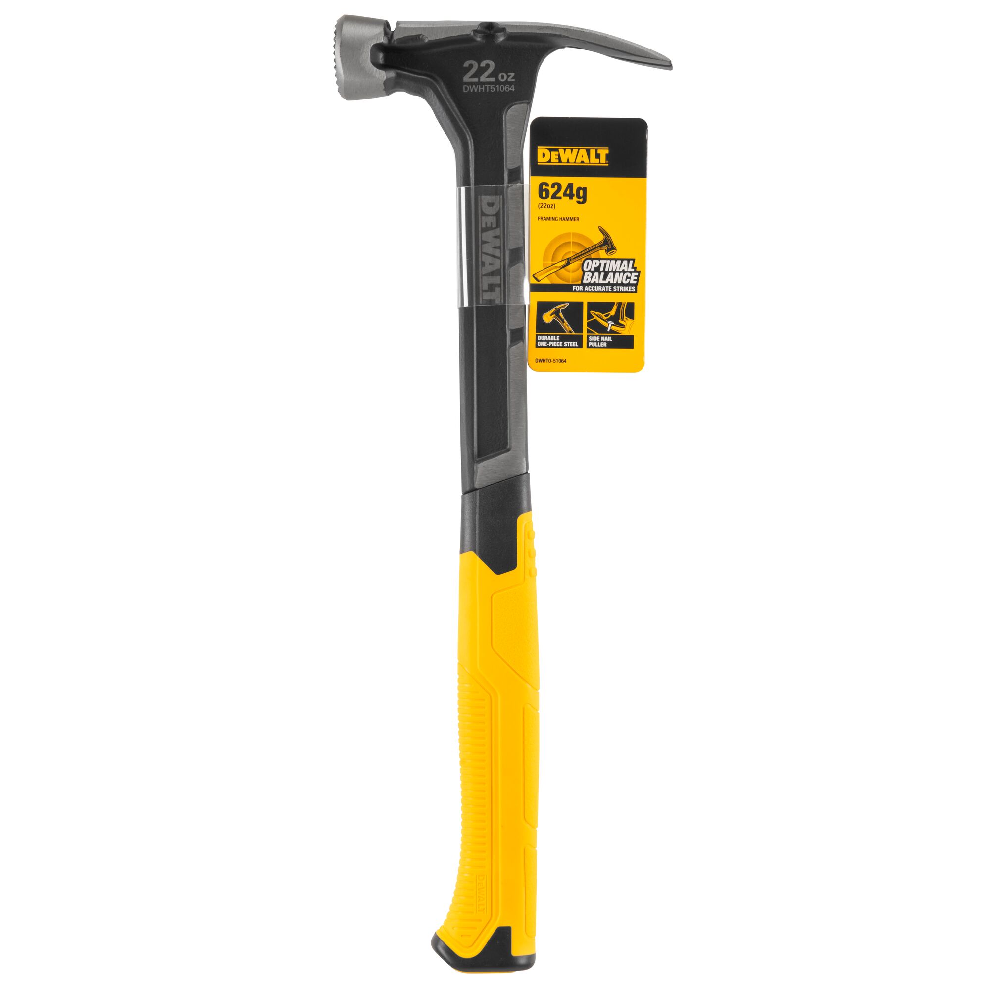 623g. 22 oz. 1PC Steel Hammer DEWALT