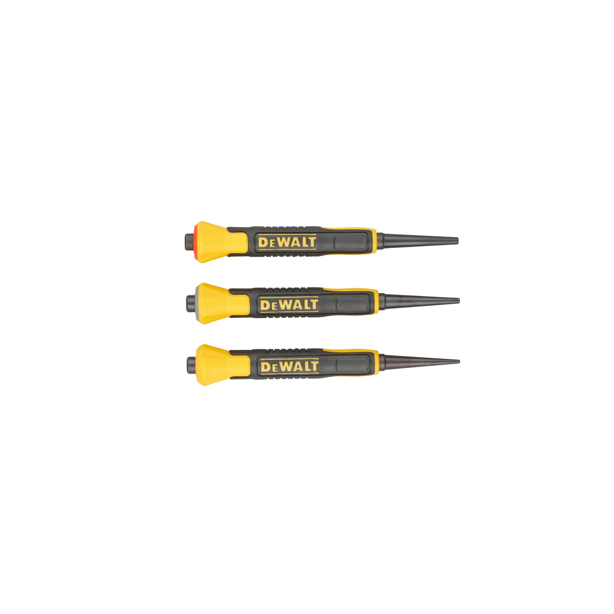 Dewalt nail punch set 3 outlet pieces