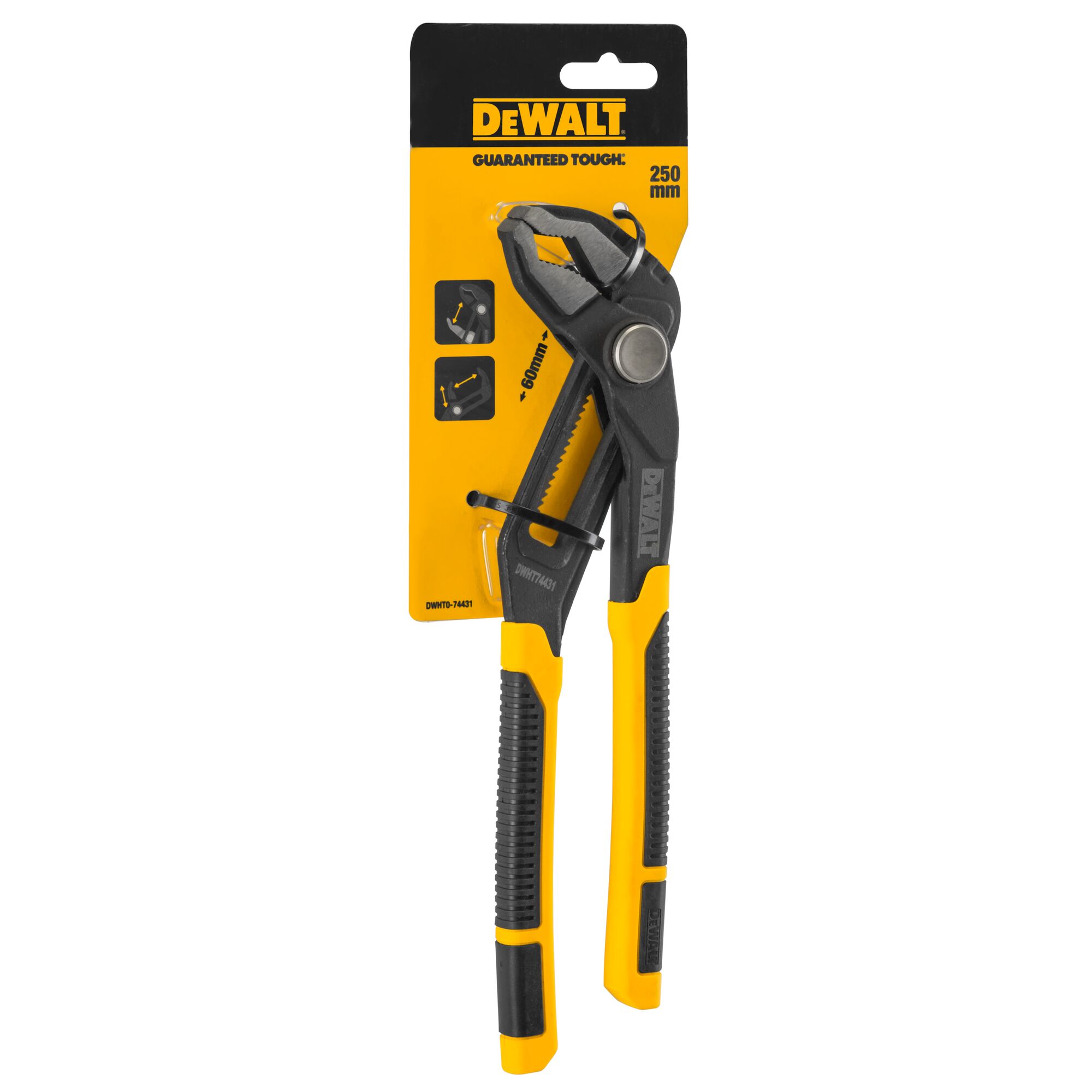 250mm V-Jaw Pushlock Pliers | DEWALT