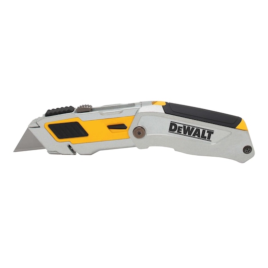 Folding retractable utility knife.