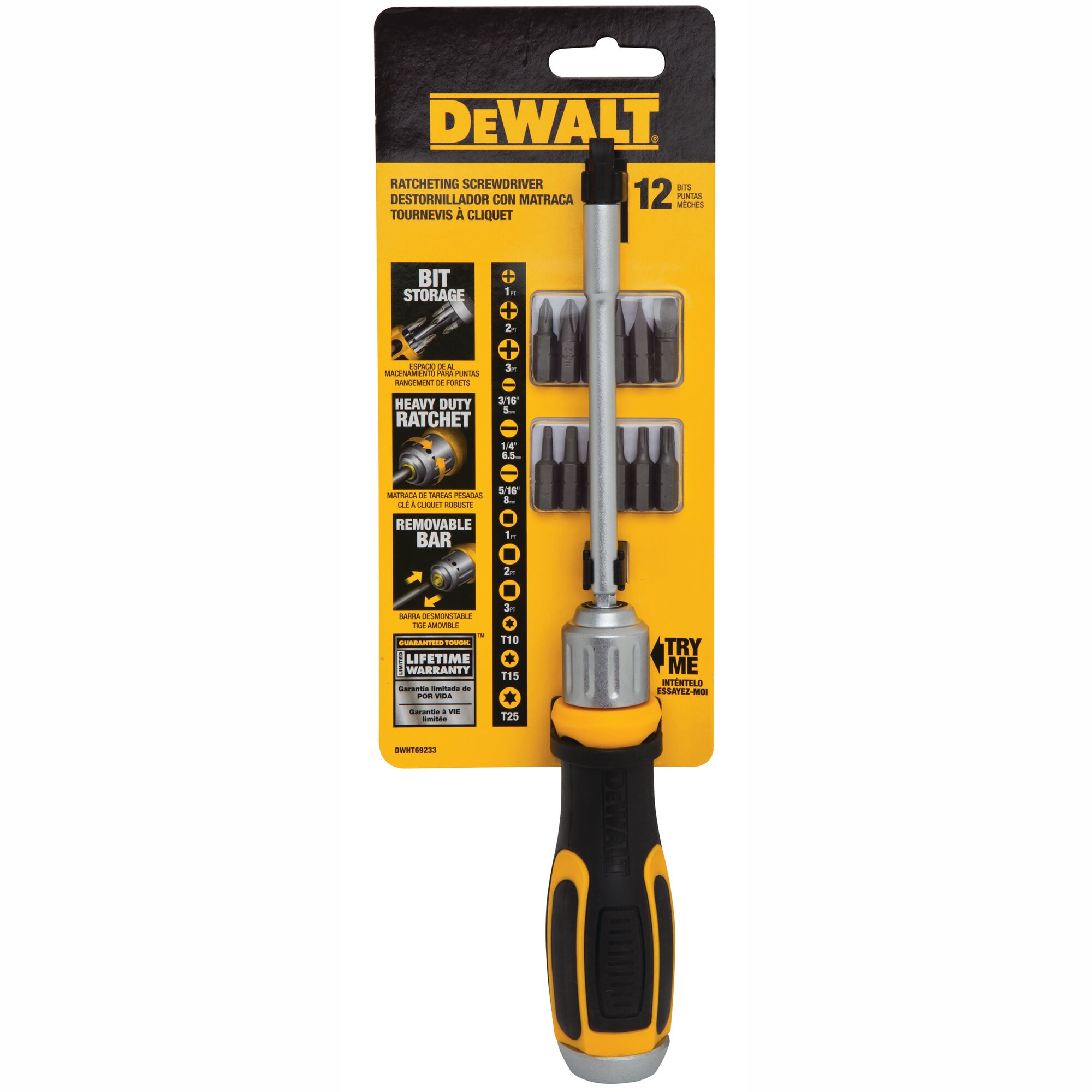 Ratcheting Screwdriver DEWALT