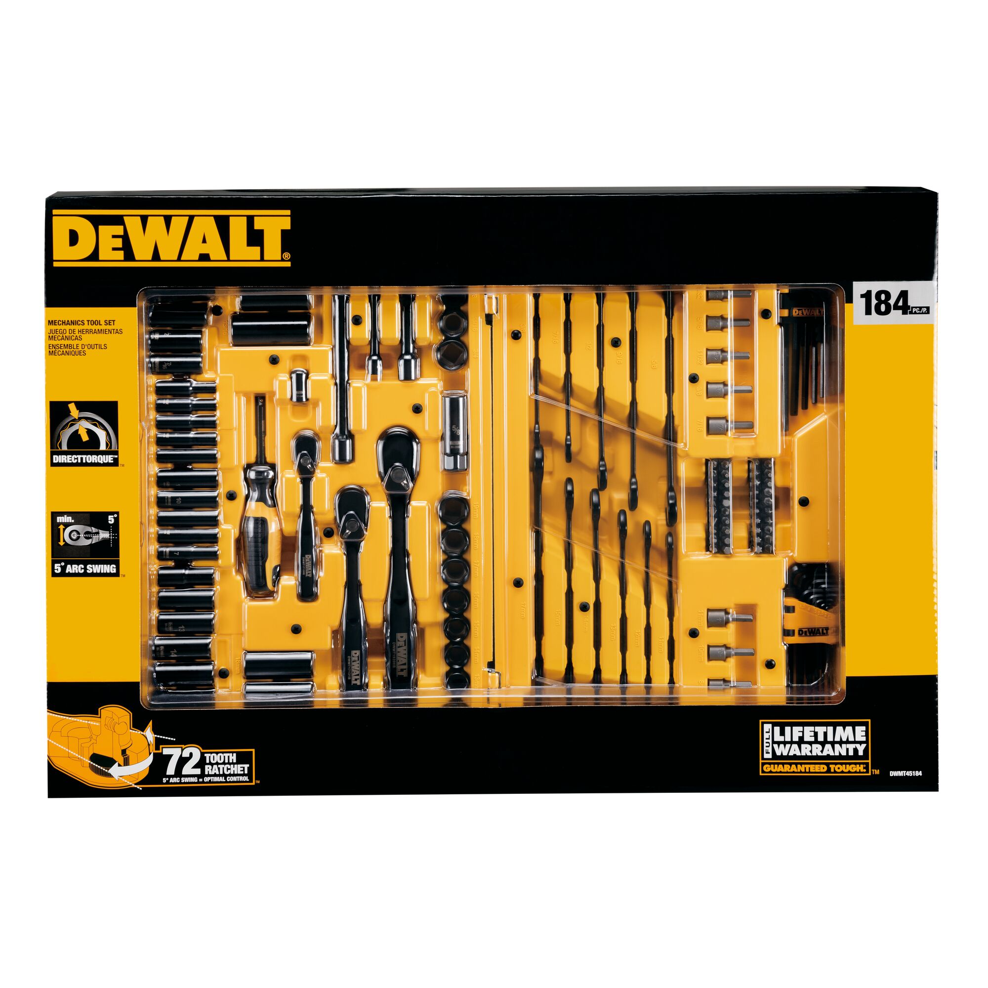 Dewalt 181 piece mechanics tool deals set