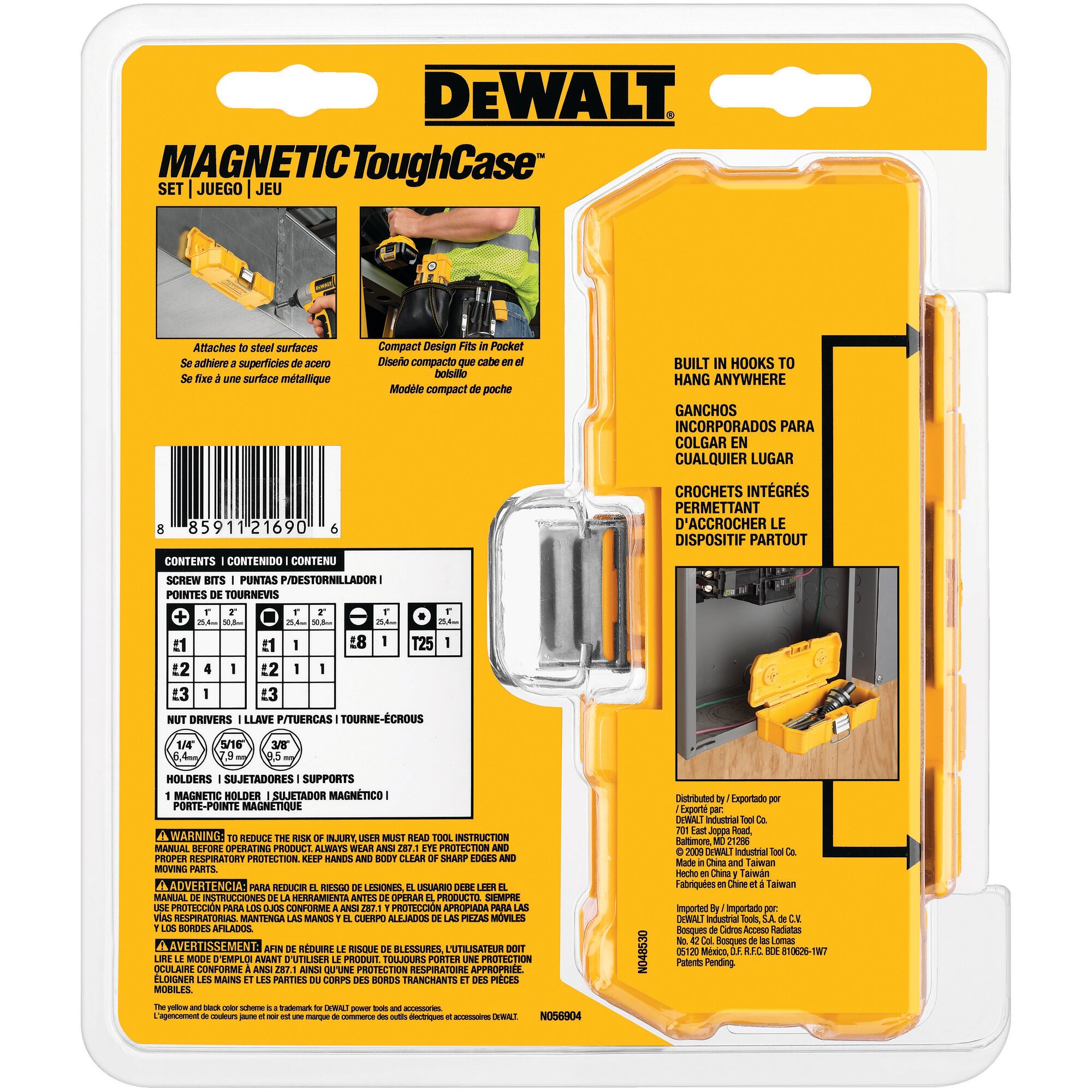 15 Pc. Magnetic ToughCase® | DEWALT