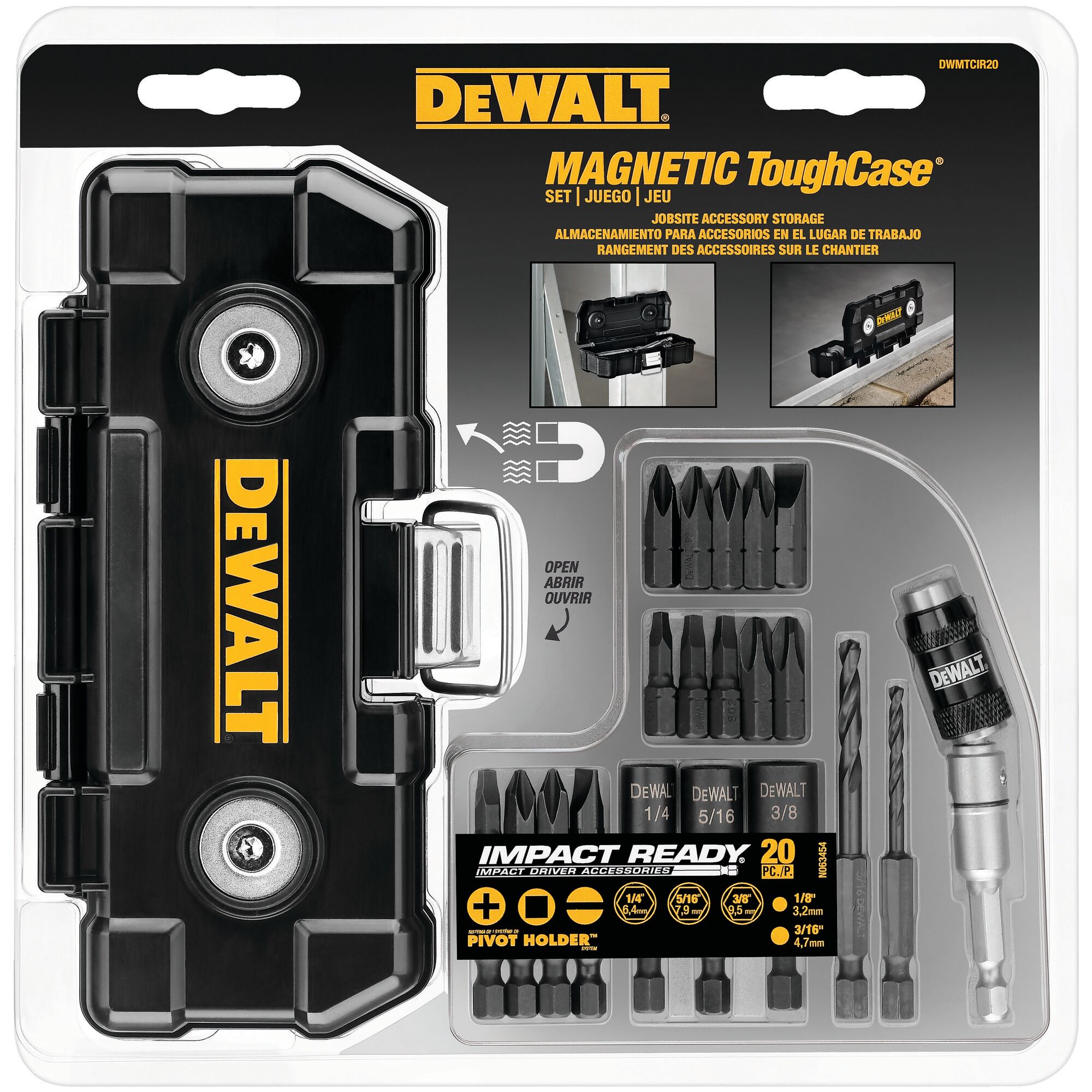 Dewalt mag drill discount bits